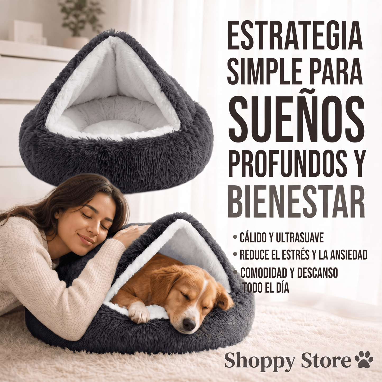Nube de Sueños Cama para Mascota