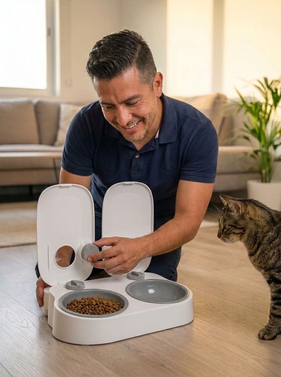 Comedero automático mascotas