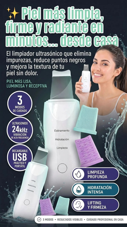 LIMPIADOR ULTRASÓNICO FACIAL