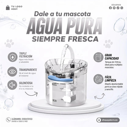 Fuente Bebedero para mascotas
