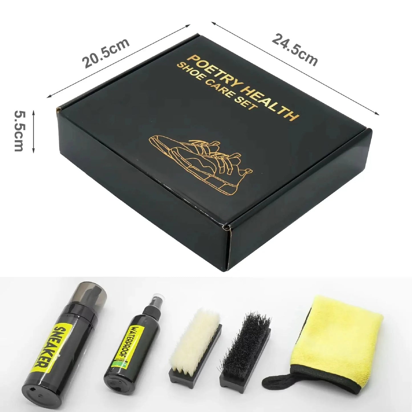 Kit limpiador de calzado profesional