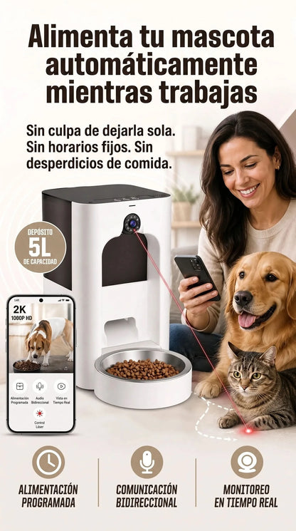 Dispensador Automatico Mascota Comedero